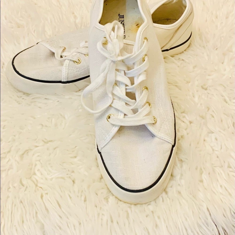 Just Fab size 11 White Womens Sneakers